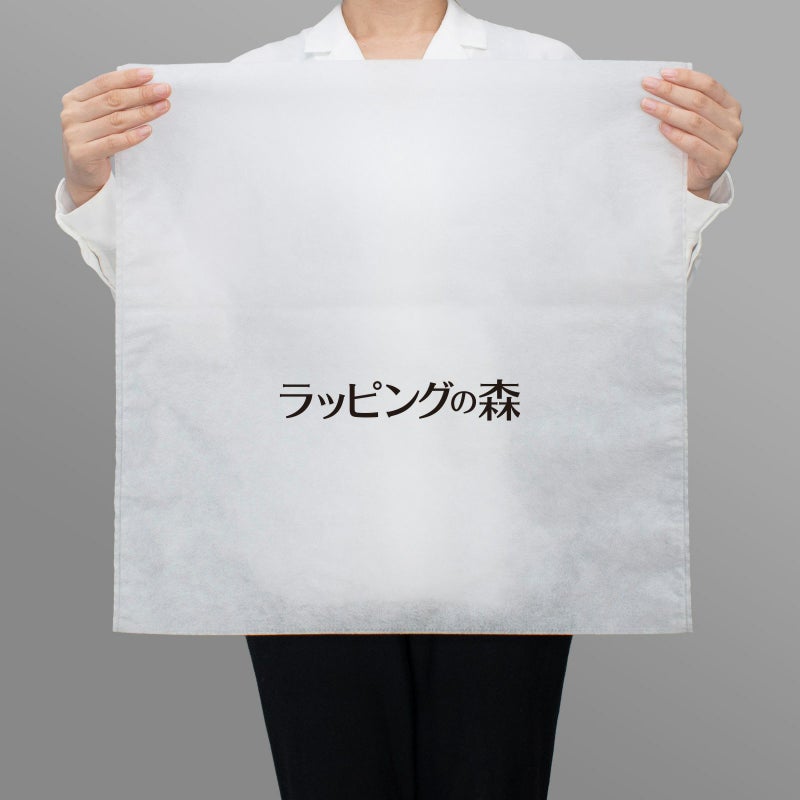 アパレル資材｜【1000枚以上専用】不織布製平袋　厚タイプ（23g）　サイズ50　名入れ有　100枚入