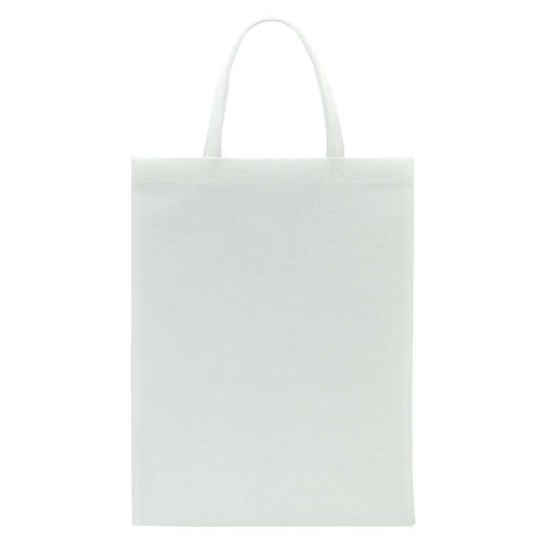 不織布バッグ｜【小ロット】ベーシックトート　厚タイプ(100g）　A4縦マチなし　10枚入～