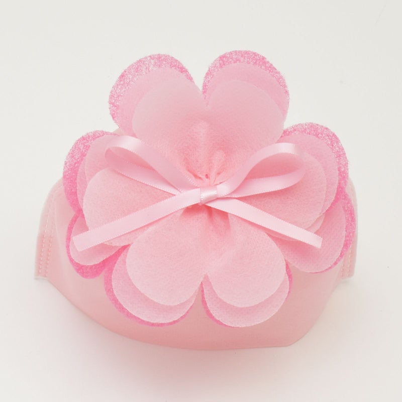 【1000枚以上専用】ブルーミング巾着　小　名入れ有 100枚入｜ラッピング資材の仕入れならラッピングの森｜俯瞰から見た画像