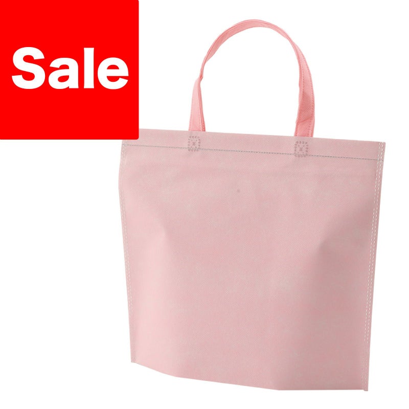 不織布バッグ｜【リピーター専用】カラークールチャックシール　トート　小　名入れ有り　100枚入