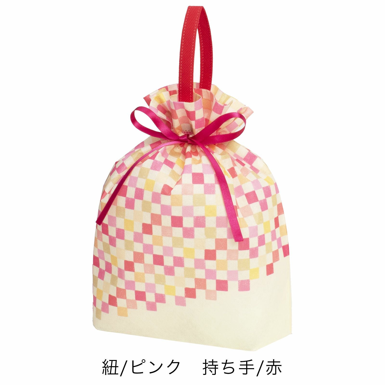 セミオーダー】巾着袋（大）｜不織布ラッピング袋｜100枚入｜不織布