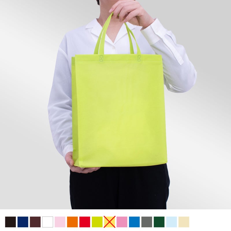 不織布バッグ｜【1000枚以上専用】ベーシックトート　普通タイプ(75g）　A4縦　100枚入り