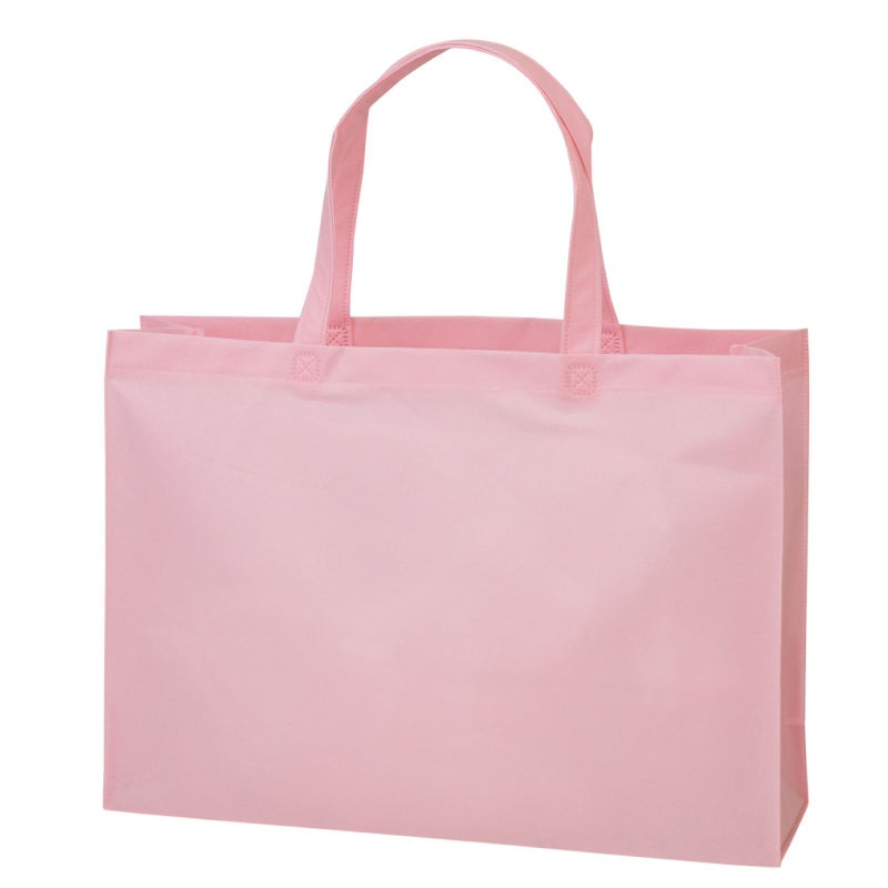 不織布バッグ｜【小ロット】ベーシックトート　普通タイプ(75g）　中横　10枚入～