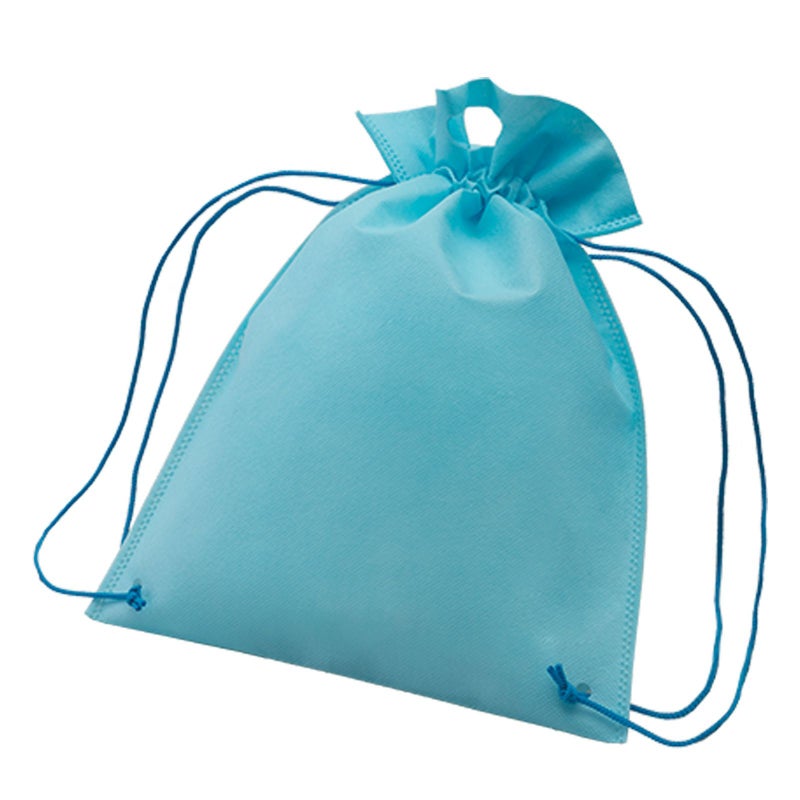 子ども会ラッピング｜ 【リピーター専用】ナップサック　名入れ有（ブルー、パステルブルー）　100枚入