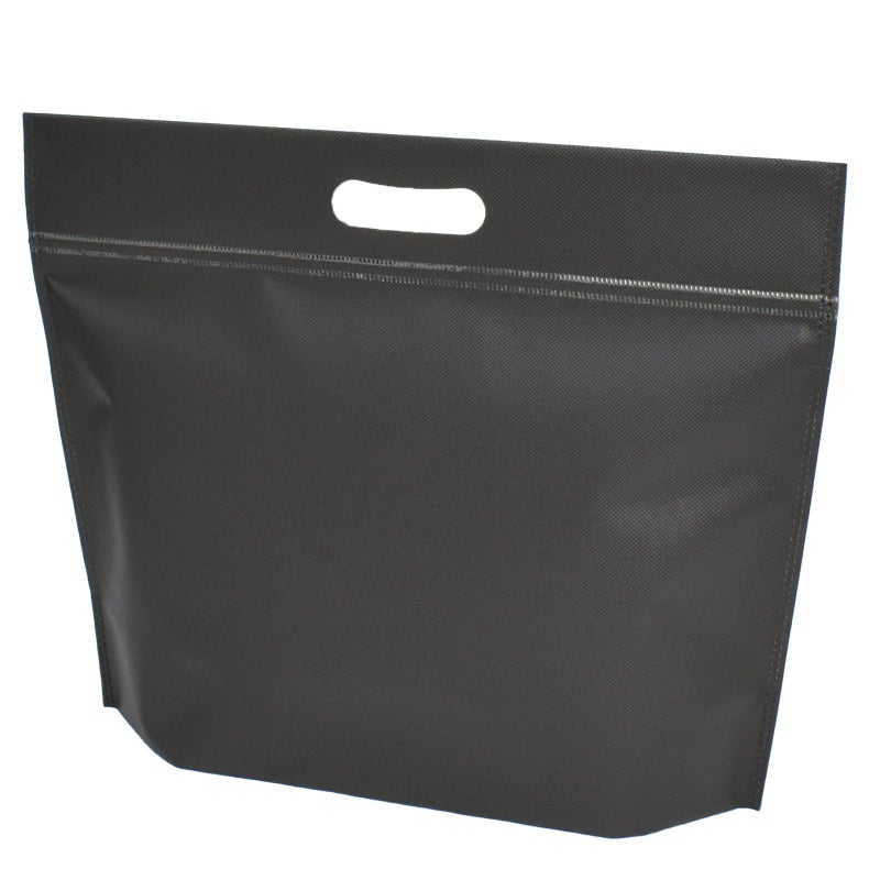 不織布バッグ｜【1000枚以上専用】チャックシール　小判抜き　大　名入れ有り　100枚入