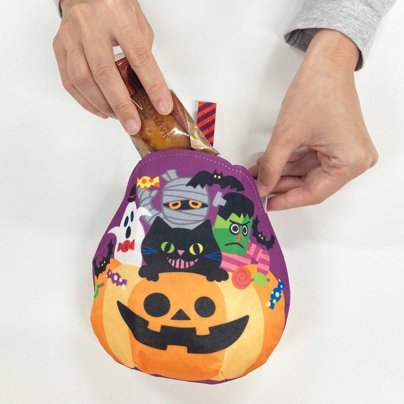 【ハロウィン】バルーンバッグ　ハロウィン柄｜不織布ラッピング袋｜20枚入～