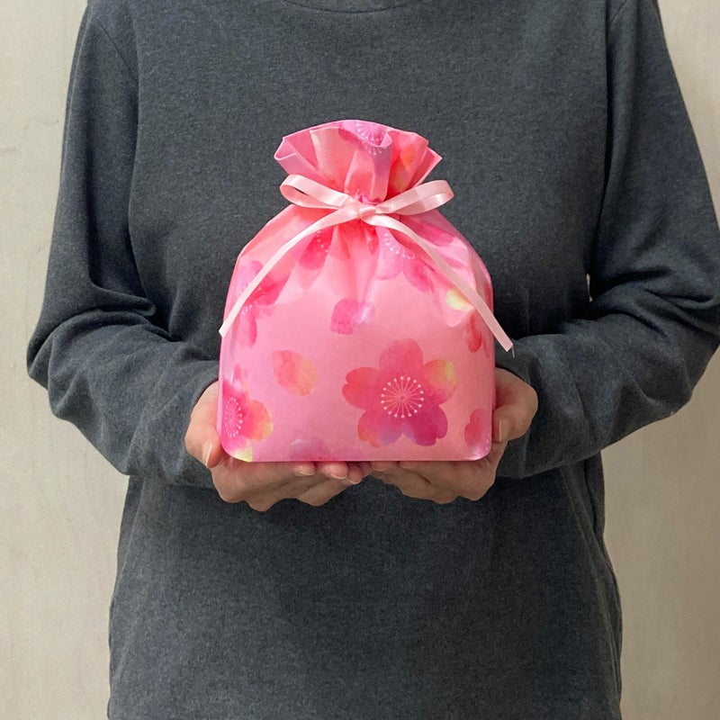 ラッピング｜【セミオーダー】巾着袋（小）｜不織布ラッピング袋｜100枚入