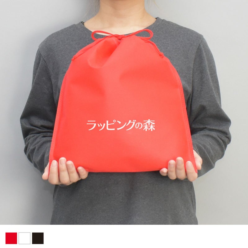 アパレル資材｜【リピーター専用】不織布インナー巾着　厚タイプ　Sサイズ　名入れ有り　100枚入