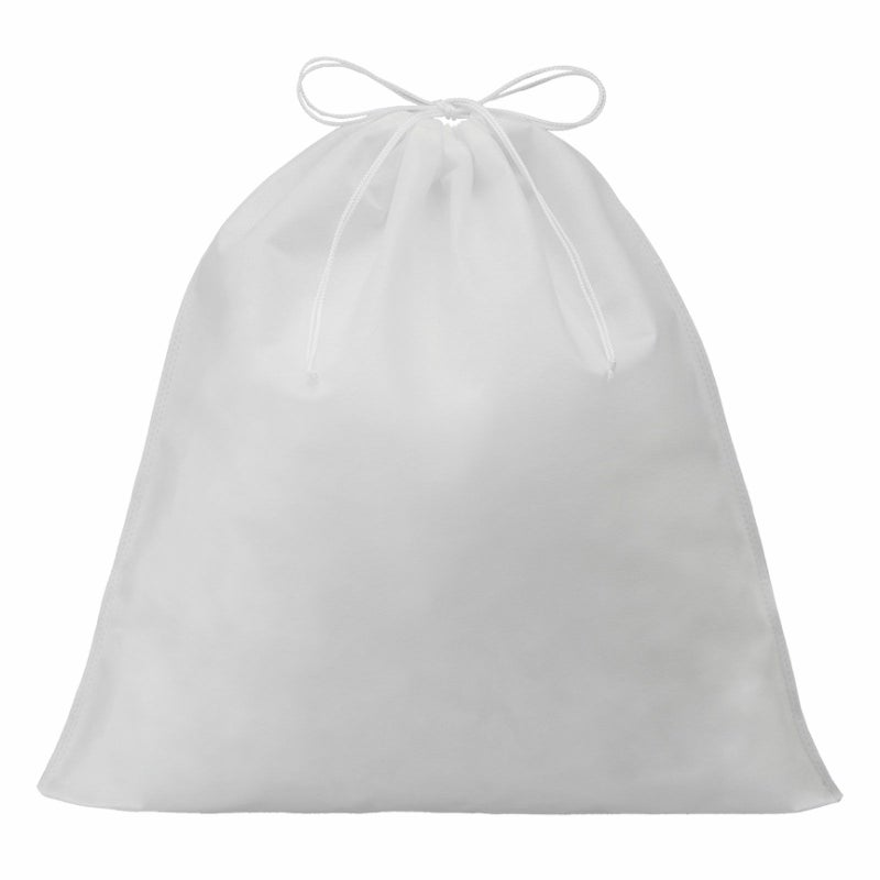 アパレル資材｜【リピーター専用】不織布インナー巾着　厚タイプ　Lサイズ　名入れ有り　100枚入