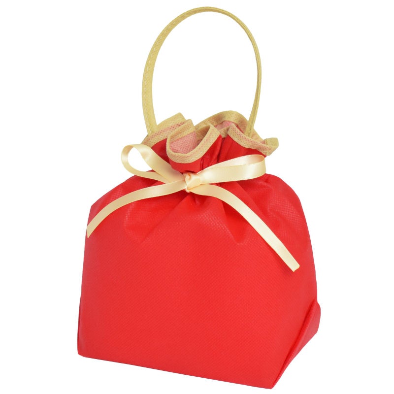 ラッピング｜【1000枚以上専用】リボンバッグ大 名入れ有　100枚入