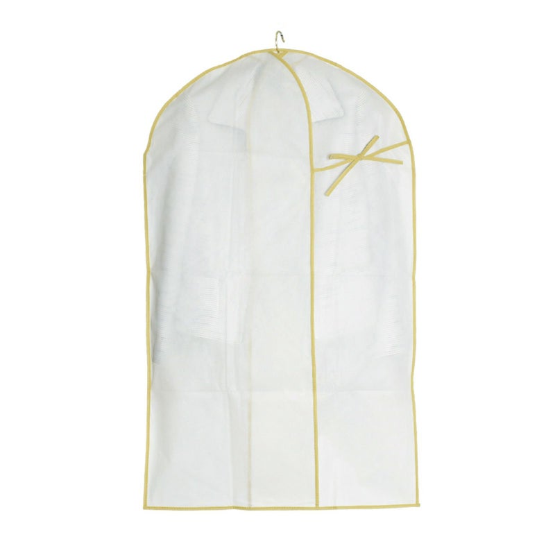 リボンがアクセントの洋服カバー S　（小売パック3枚入り）
