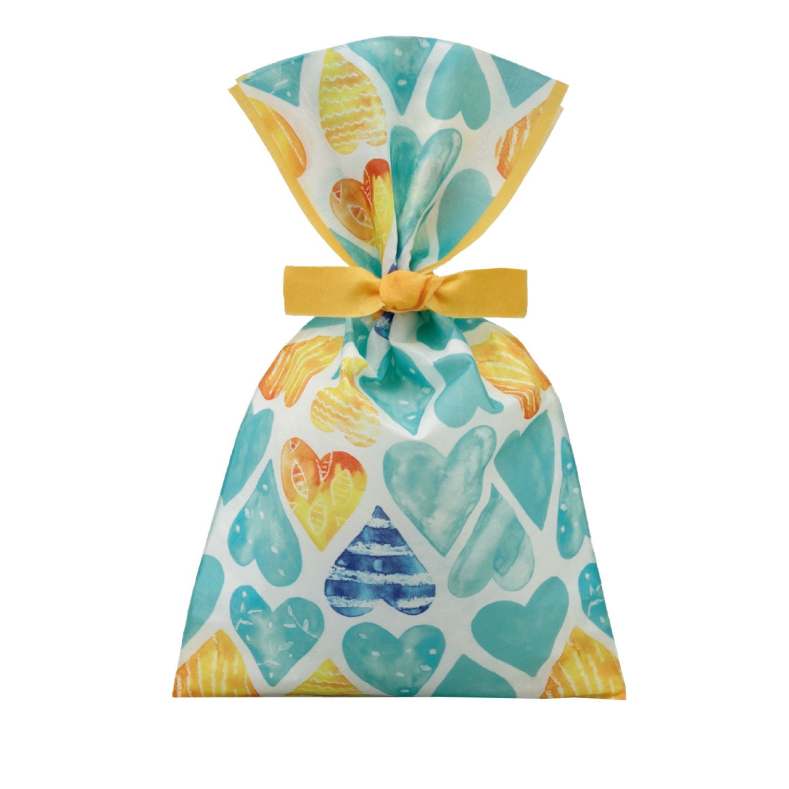 タイリボンFP　S4サイズ　水色ハート柄　20枚入