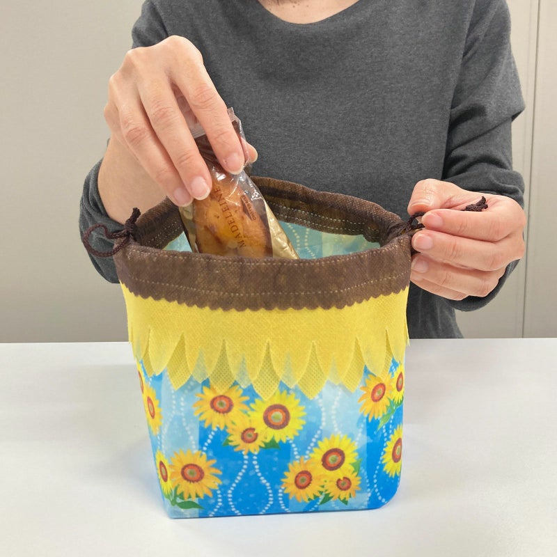 夏ラッピング｜お花巾着　夏柄ＦＰ