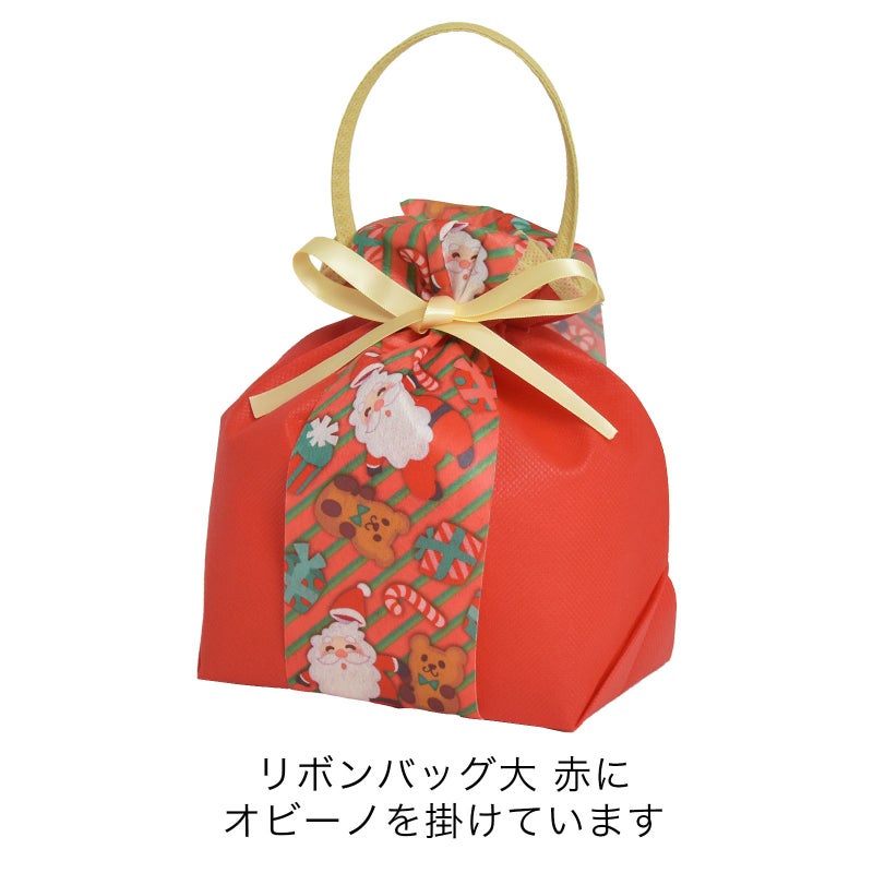 ラッピング｜オビーノFP　ふわっとサンタ柄　10枚入～