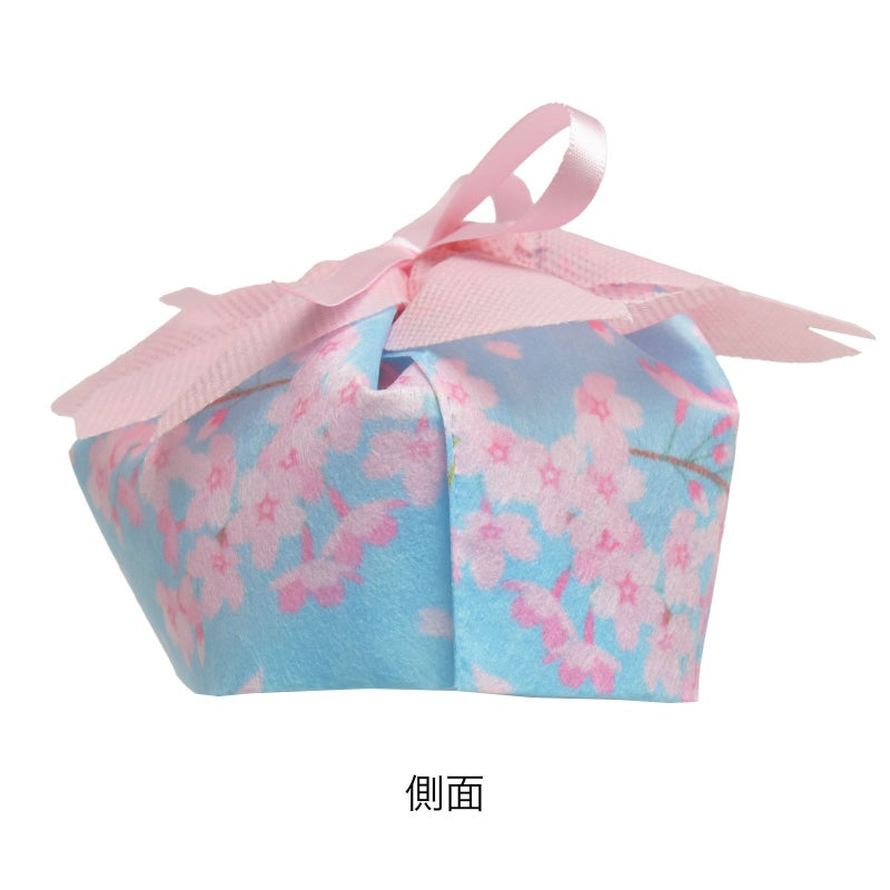 お花巾着　ミニ桜FP　20枚入～｜不織布ギフト包装資材の仕入れ通販 ラッピングの森