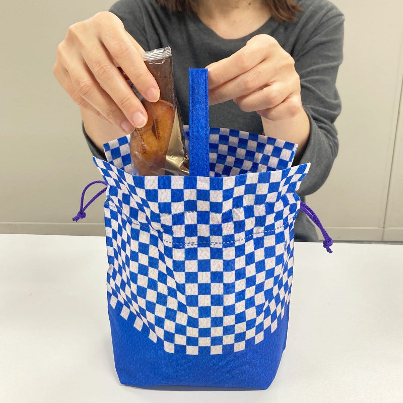 ラッピング｜【1000枚以上専用】和柄手提げ巾着FP　名入れ有　100枚入