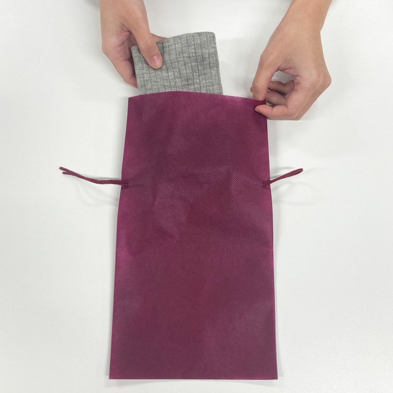 ラッピング｜【1000枚以上専用】ソフトバッグベーシックS4　江戸打紐　名入れ有　100枚入