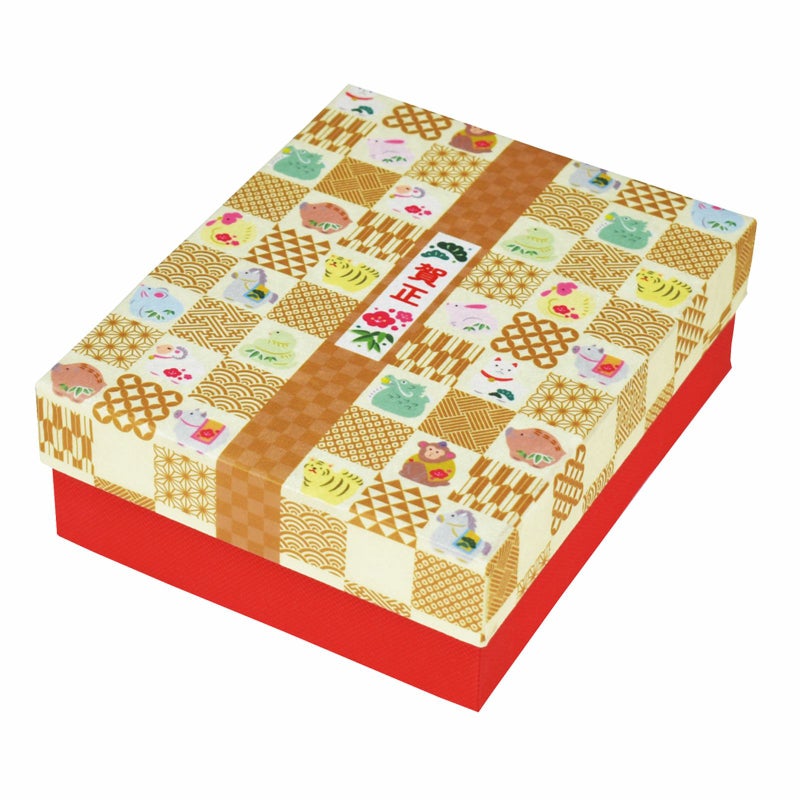 ラッピング｜フラットボックス 16×20　秋冬柄　25枚入