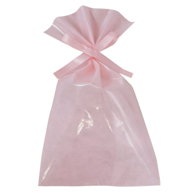 ラッピング｜【1000枚以上専用】ソフトバッグクリアS5 2穴リボン巾着 名入れ有 100枚入