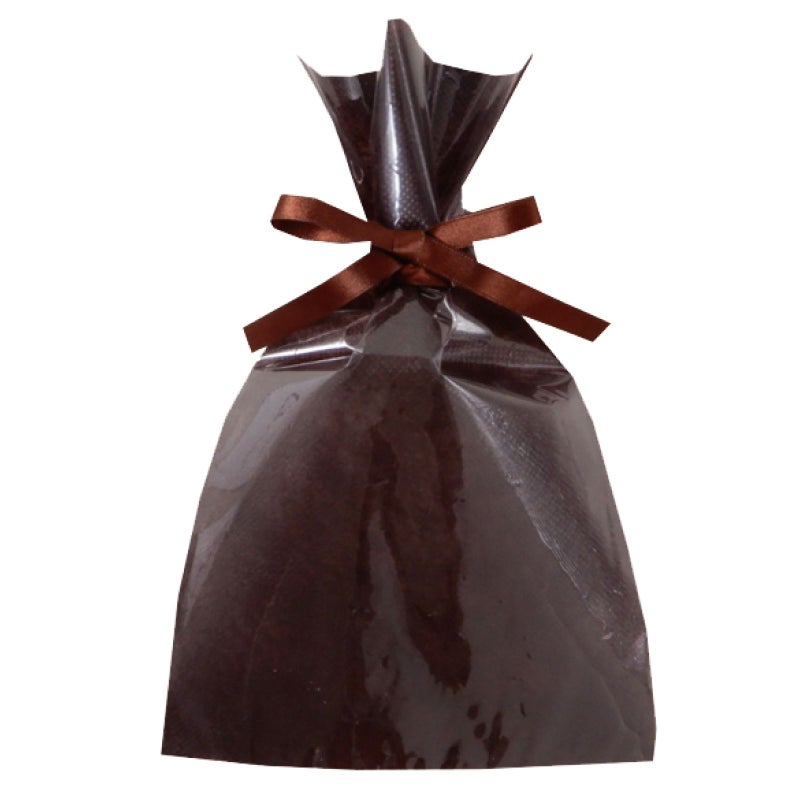 ラッピング｜【小ロット】ソフトバッグクリアS3　2穴リボン巾着　10枚入