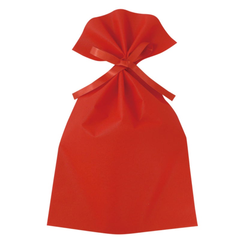 ラッピング｜ソフトバッグベーシックS6厚　2穴リボン巾着 50枚入～