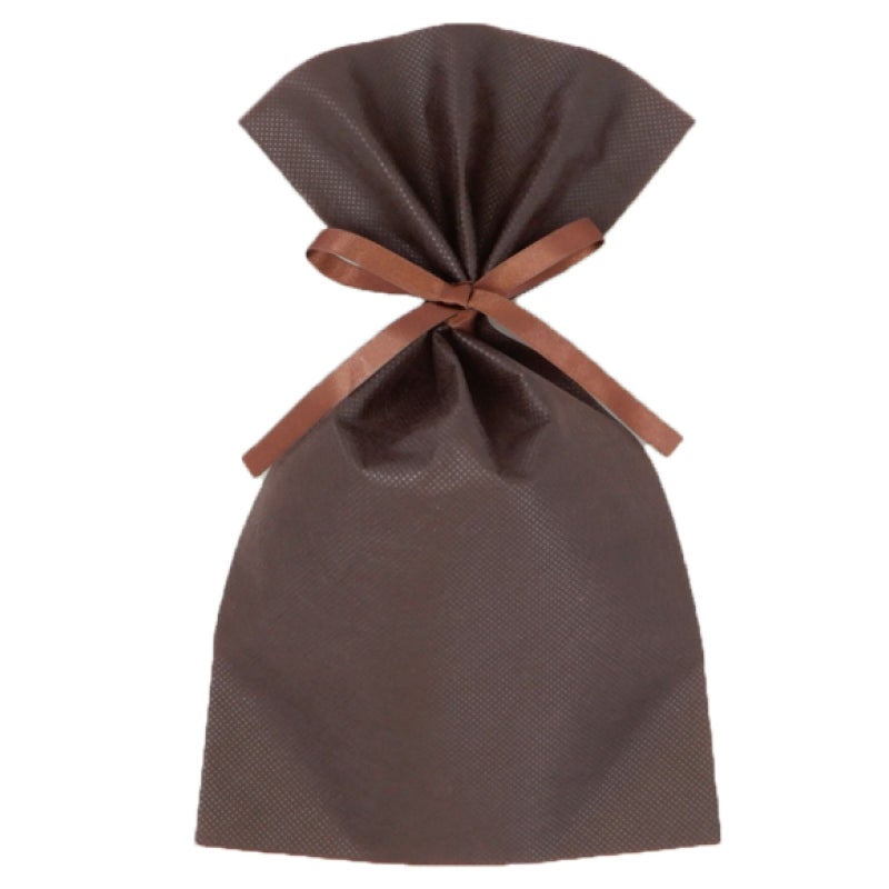 ラッピング｜ソフトバッグベーシックS4　2穴リボン巾着 10枚入