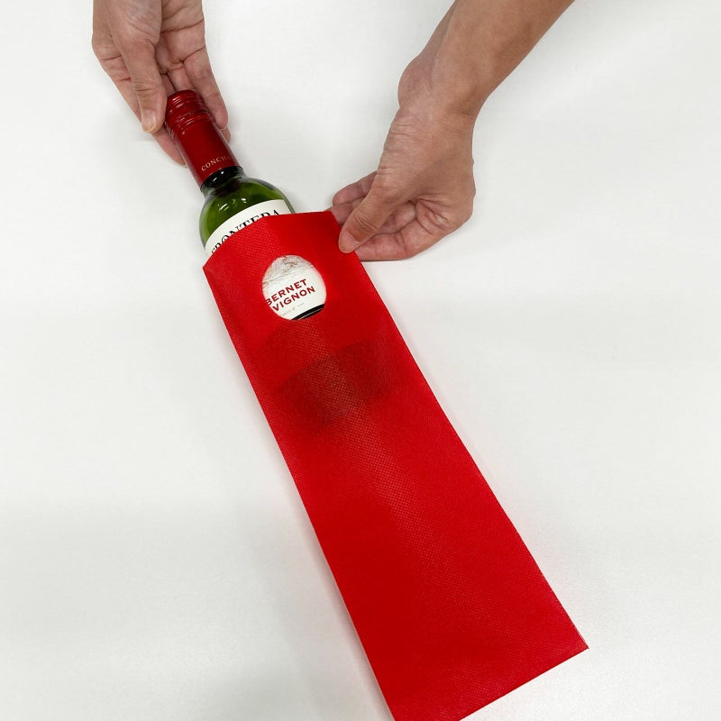 不織布バッグ｜【名入れ対応】不織布アドバッグスリム　薄タイプ(40g)　S5サイズ｜100枚入