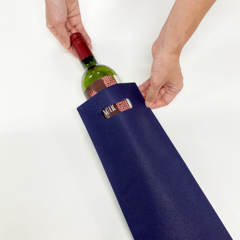 不織布バッグ｜ 【名入れ／リピーター専用】不織布アドバッグスリム　ふつう《75g》　S6サイズ｜100枚入