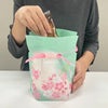 ラッピング｜【春ギフト】巾着（特小）桜びより柄｜不織布ラッピング袋｜20枚入～