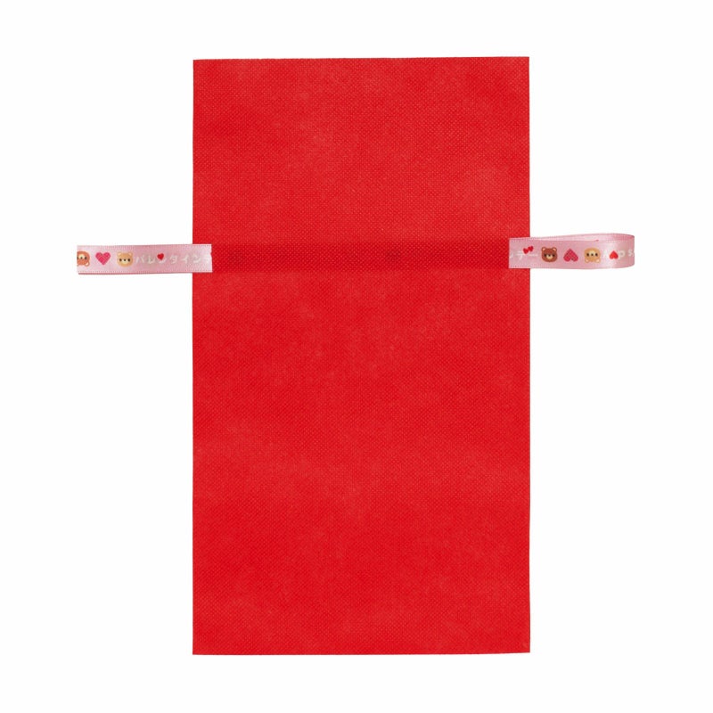 ラッピング｜ソフトバッグ2穴リボン（S4）｜薄手｜不織布包装袋｜50枚入～