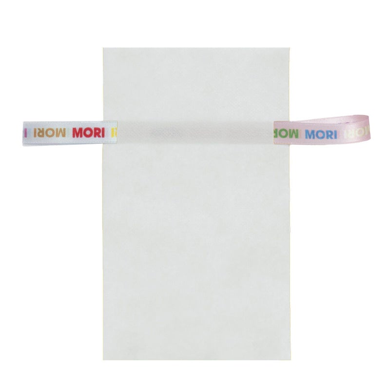 ラッピング｜【リボン名入れ】ソフトバッグ2穴リボン（S2）｜薄手｜不織布包装袋｜100枚入