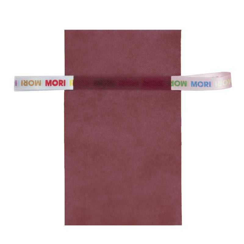 ラッピング｜【リボン名入れ】ソフトバッグ2穴リボン（S2）｜薄手｜不織布包装袋｜100枚入