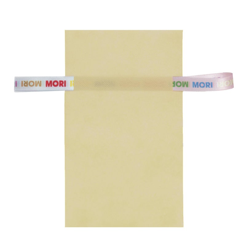 ラッピング｜【リボン名入れ】ソフトバッグ2穴リボン（S2）｜薄手｜不織布包装袋｜100枚入