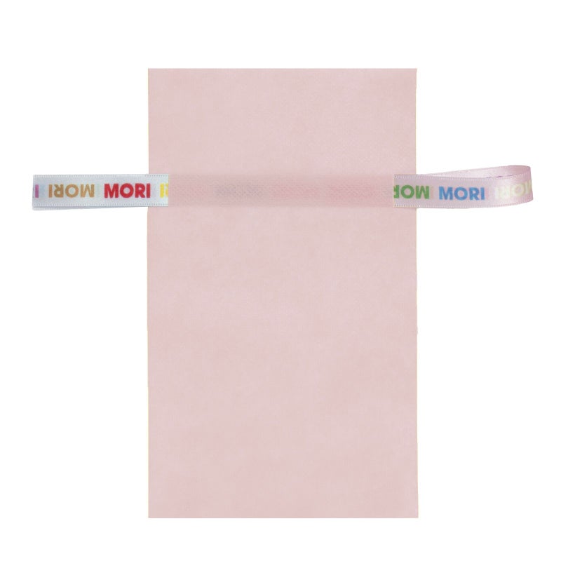 ラッピング｜【リボン名入れ】ソフトバッグ2穴リボン（S2）｜薄手｜不織布包装袋｜100枚入