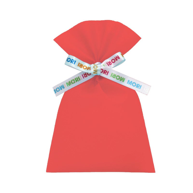 ラッピング｜【リボン名入れ】ソフトバッグ2穴リボン（S3）｜薄手｜不織布包装袋｜100枚入