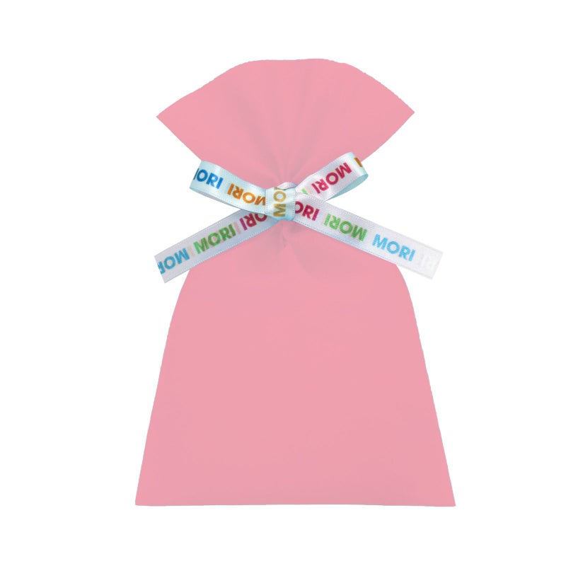 ラッピング｜【リボン名入れ】ソフトバッグ2穴リボン（S3）｜薄手｜不織布包装袋｜100枚入