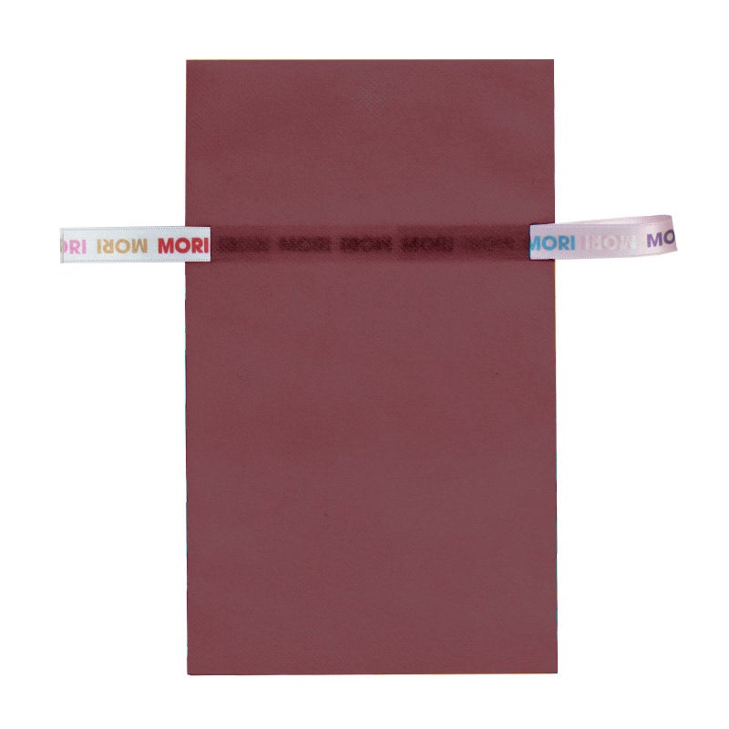 ラッピング｜【リボン名入れ】ソフトバッグ2穴リボン（S3）｜薄手｜不織布包装袋｜100枚入