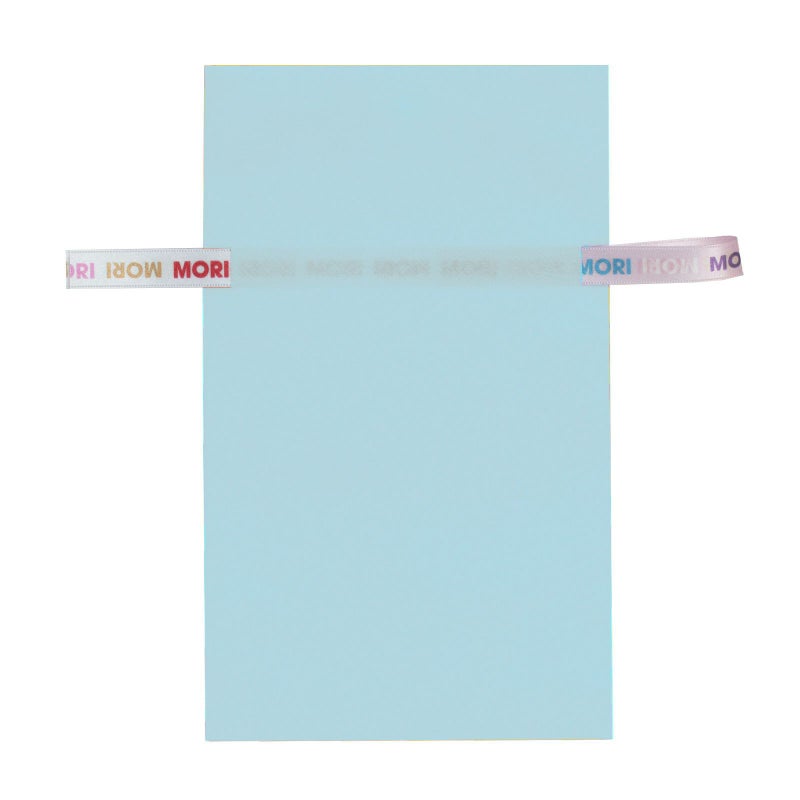 ラッピング｜【リボン名入れ】ソフトバッグ2穴リボン（S3）｜薄手｜不織布包装袋｜100枚入