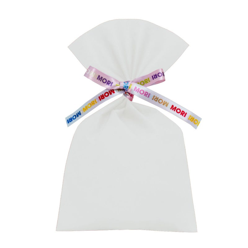 ラッピング｜【リボン名入れ】ソフトバッグ2穴リボン（S4）｜薄手｜不織布包装袋｜100枚入