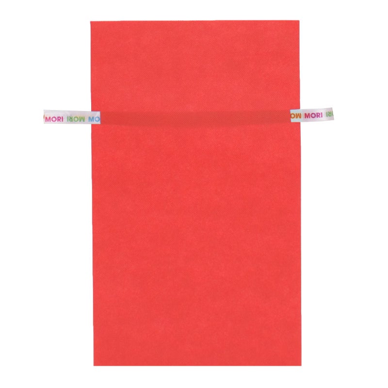 ラッピング｜【リボン名入れ】ソフトバッグ2穴リボン（S5）｜薄手｜不織布包装袋｜100枚入