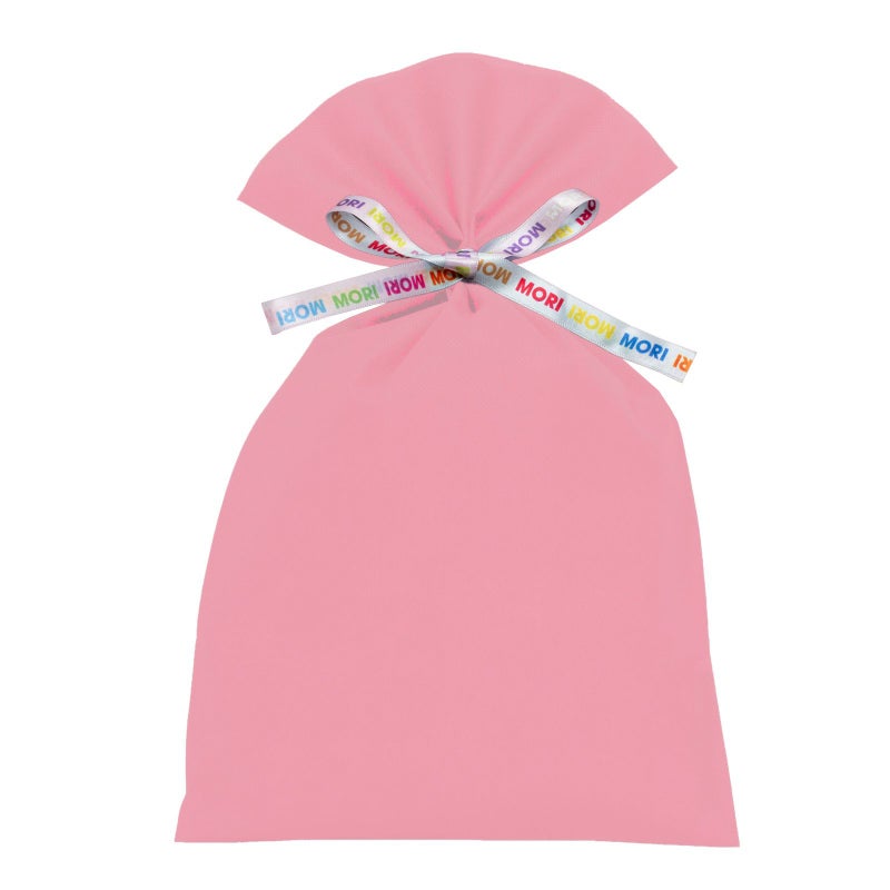 ラッピング｜【リボン名入れ】ソフトバッグ2穴リボン（S5）｜薄手｜不織布包装袋｜100枚入