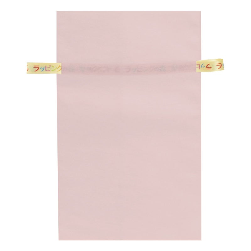 ラッピング｜【リボン名入れ】ソフトバッグ2穴リボン（S6）｜薄手｜不織布包装袋｜100枚入