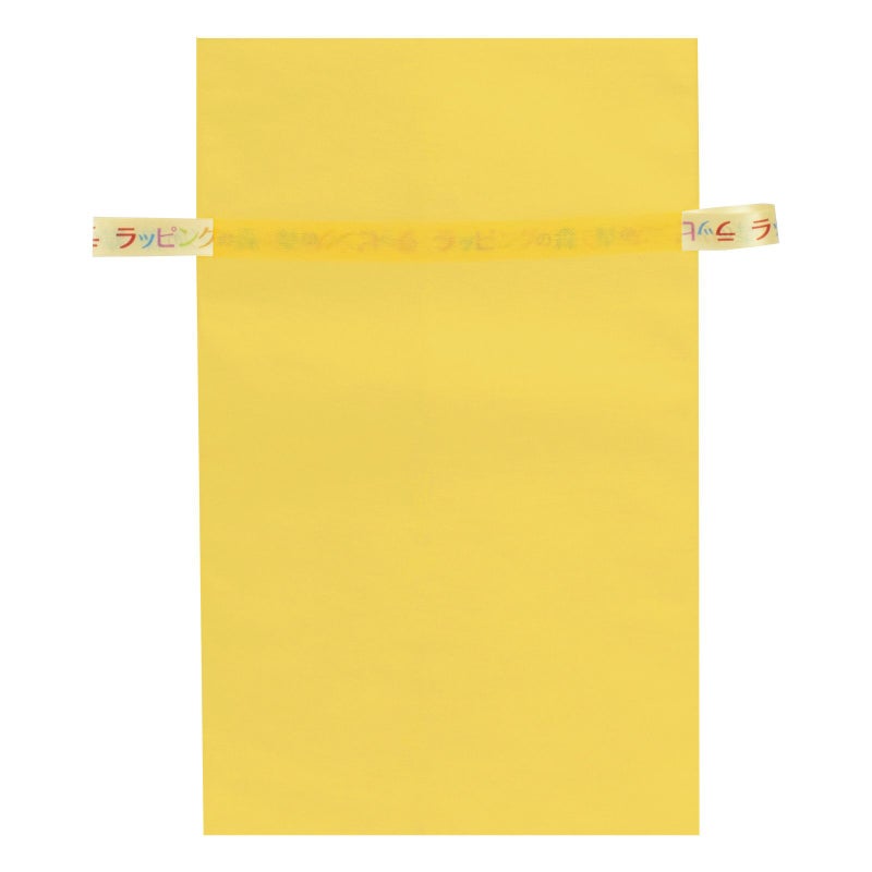 ラッピング｜【リボン名入れ】ソフトバッグ2穴リボン（S6）｜薄手｜不織布包装袋｜100枚入