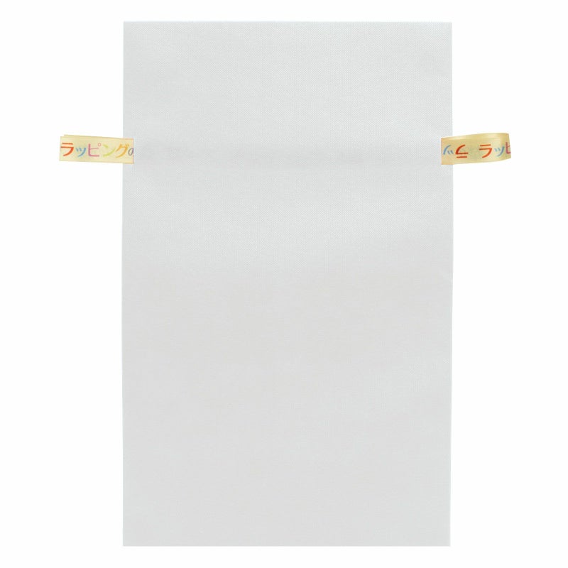 ラッピング｜【リボン名入れ】ソフトバッグ2穴リボン（S6）｜厚手｜不織布包装袋｜100枚入