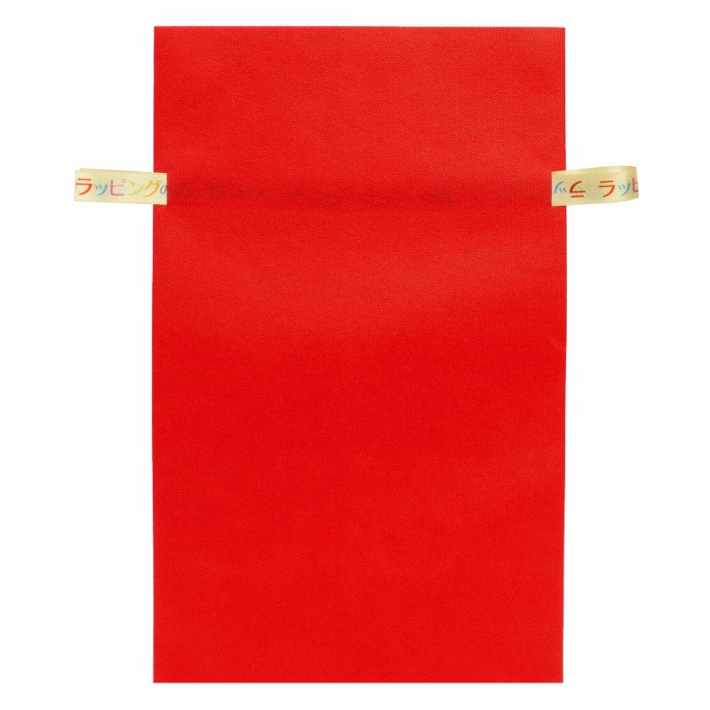 ラッピング｜【リボン名入れ】ソフトバッグ2穴リボン（S6）｜厚手｜不織布包装袋｜100枚入
