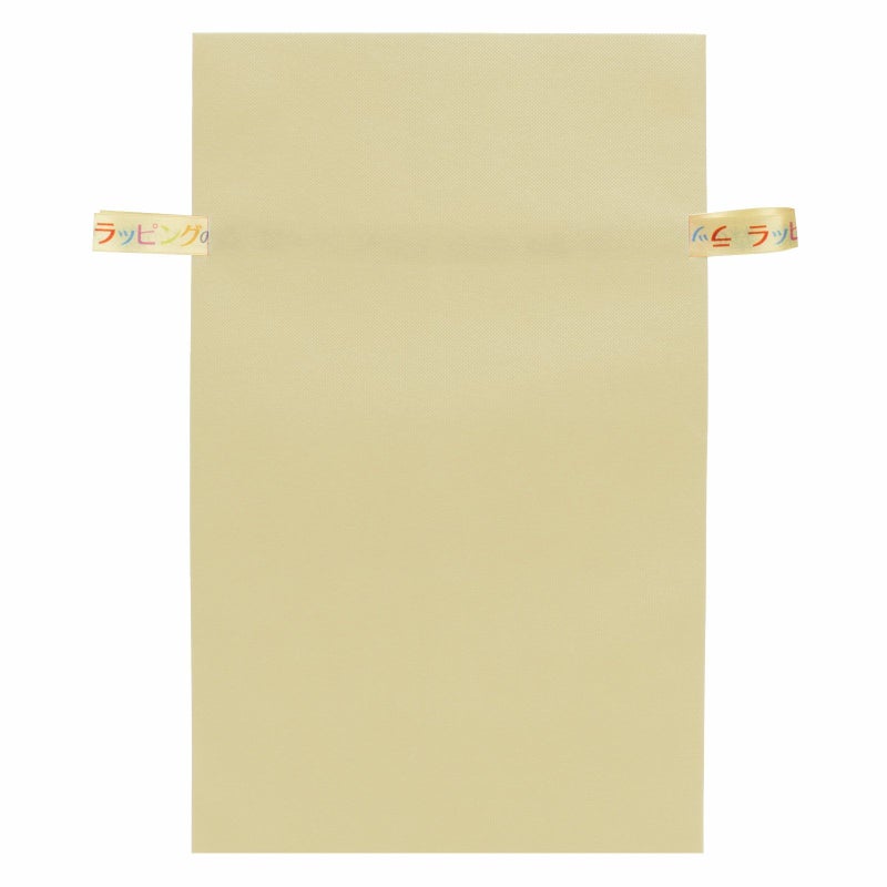 ラッピング｜【リボン名入れ】ソフトバッグ2穴リボン（S6）｜厚手｜不織布包装袋｜100枚入