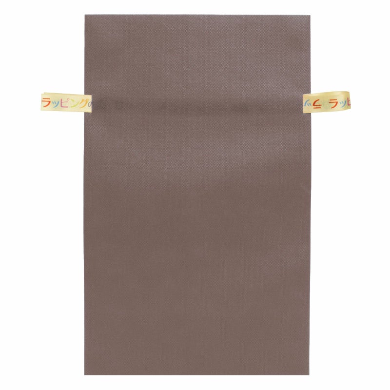 ラッピング｜【リボン名入れ】ソフトバッグ2穴リボン（S6）｜厚手｜不織布包装袋｜100枚入