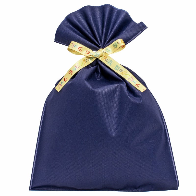 ラッピング｜【リボン名入れ】ソフトバッグ2穴リボン（S7）｜厚手｜不織布包装袋｜100枚入