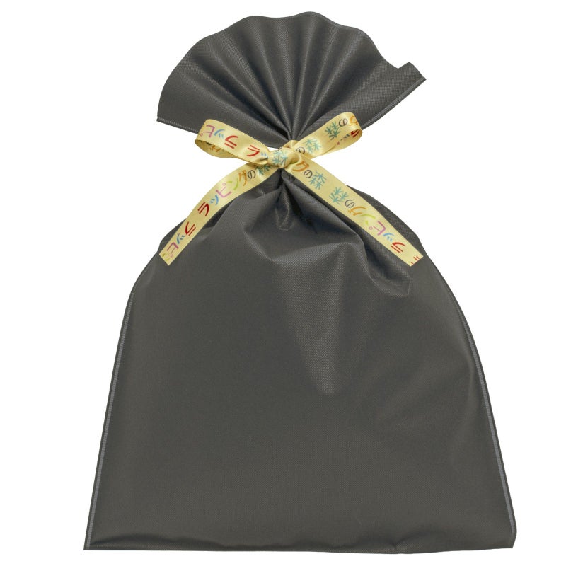 ラッピング｜【リボン名入れ】ソフトバッグ2穴リボン（S7）｜厚手｜不織布包装袋｜100枚入