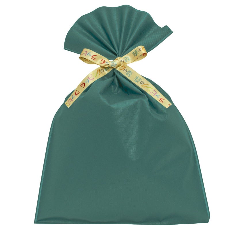 ラッピング｜【リボン名入れ】ソフトバッグ2穴リボン（S7）｜厚手｜不織布包装袋｜100枚入